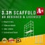 3.3m scaffold tower (narrow) Carousel 1
