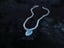 Top level natural moonstone necklace natural aquamarine pendant Carousel 4