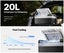 New Portable Car Refrigerator Freezer Compressor 20L Single Zone for Car Home Carousel 13