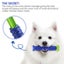 2pcs Pet Dog Chew Toys Aggressive Chewers Teeth Cleaning Oral Toothbrush Rubb... Carousel 5