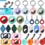 For Apple AirTag Silicone Loop Holder Keyring Carry Case Keychain Pet Air Tag~ Carousel 1