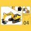 Double E RC Excavator Truck 11CH crawler Tractor Model Engineering Car 2.4G R... Carousel 6