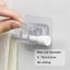 2PCS Nail Free Adjustable Curtain Rod Clip Self Adhesive Curtain Holder Hook FC Carousel 3