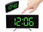 LED Digital Clock Bedside Table Alarm Clock Temperature Green Time Display Decor Carousel 1