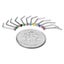 60PCS Stainless Steel Crystal Nose Studs Straight Nose Pin Nose Piercing Rings A Carousel 4