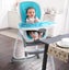 Ingenuity Smart Clean Trio 3 in 1 High Chair - Aqua Carousel 3