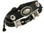 Leather Bracelet - Black & Alloy Charms Rivet Holes Multi layer Carousel 1