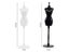 Doll Dress Mannequin Doll Display Stand 2PCS Carousel 3