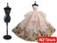 Doll Dress Mannequin Doll Display Stand 2PCS Carousel 6
