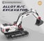 HUINA 1594 EXCAVATOR Remote RC WHITE 1:14 Scale Digger (Hui Na) Carousel 3