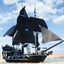 Pirates Of The Caribbean Ship Revenge Warship Black Pearl Sailboat Building B... Carousel 3