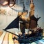 Pirates Of The Caribbean Ship Revenge Warship Black Pearl Sailboat Building B... Carousel 4