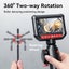 4.3-inch Bi-Directional Borescope, 8.0mm Camera, HD 1080P with LED Illuminati... Carousel 4