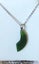 Greenstone pendant with sterling silver bail and chain Carousel 1