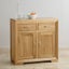 Chamfer Solid Oak Small Sideboard (Oak Furniture Store & Sofas) Carousel 1