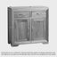 Chamfer Solid Oak Small Sideboard (Oak Furniture Store & Sofas) Carousel 4