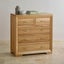 Chamfer Solid Oak 2 over 3 Chest of Drawers (Oak Furniture Store & Sofas) Carousel 2