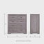 Chamfer Solid Oak 2 over 3 Chest of Drawers (Oak Furniture Store & Sofas) Carousel 5
