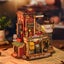 Robotime ROKR Christmas Dream Gift Factory Wooden Music Box EAB01 Carousel 4