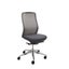 Konfurb Luna High Back Ergonomic Chair with Polished Aluminium Base, Grey, As... Carousel 1