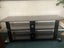Approx 1.20m black glass 3 level TV/AV Entertainment Stand Carousel 1