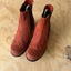 Miss Sixty Orange Suede Pull On Boots Size 38 Carousel 1