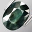 1.04Ct. Normal Heated Gemstone Sapphire Greenish Blue Oval. Carousel 1