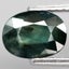 1.04Ct. Normal Heated Gemstone Sapphire Greenish Blue Oval. Carousel 2