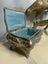 Antique Italian Rococo Chased Casket Box & Ceramic Cabochon with Lustre Glaze Carousel 10