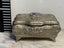 Antique Italian Rococo Chased Casket Box & Ceramic Cabochon with Lustre Glaze Carousel 19