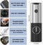 2 Pcs Electric Pepper Grinder Set with USB Cable Charging Base Brush Rechargea Carousel 2
