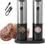 2 Pcs Electric Pepper Grinder Set with USB Cable Charging Base Brush Rechargea Carousel 5