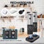 2 Pcs Electric Pepper Grinder Set with USB Cable Charging Base Brush Rechargea Carousel 7
