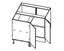 High Gloss White L-shape Kitchenette Carousel 6