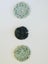 A Trio of Antique Chinese Carved/Pierced Jade Feng Shui Yubi bi Pendants. Carousel 5