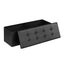 Storage Ottoman Large - Black Carousel 1