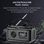 12000mAh AM/FM/NOAA Weather with 2 Panels Solar Hand Crank Portable Emergency... Carousel 7