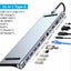 8/11/12-in-1 Type C Dock USB C Hub 3.0 Splitter Multiport Adapter 4K HDMI RJ45 Carousel 3