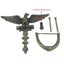 1pcs Zinc Alloy Door Knocker Antique European Eagle Head Carousel 4