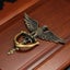 1pcs Zinc Alloy Door Knocker Antique European Eagle Head Carousel 6