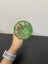Vintage art deco green depression glass vase Carousel 4