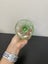 Vintage art deco green depression glass vase Carousel 5