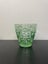 Vintage 1930's Art Deco Green Depression Glass Vase Carousel 1