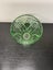 Vintage 1930's Art Deco Green Depression Glass Vase Carousel 2