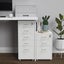 Gorilla Office - Mobile Metal 5 Drawer Cabinet - Traffic White Carousel 1