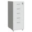 Gorilla Office - Mobile Metal 5 Drawer Cabinet - Traffic White Carousel 2