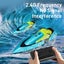 RC Mini Boat with LED Light,2.4Ghz Full Proportional Remote Control Boat Carousel 12