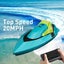 RC Mini Boat with LED Light,2.4Ghz Full Proportional Remote Control Boat Carousel 13