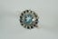 PRETTY BLUE TOPAZ RING STAMPED 925 Carousel 2