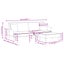2-Seater Sofa Bed With Pillows And Footstool Dark Grey Velvet Txolxol Carousel 3